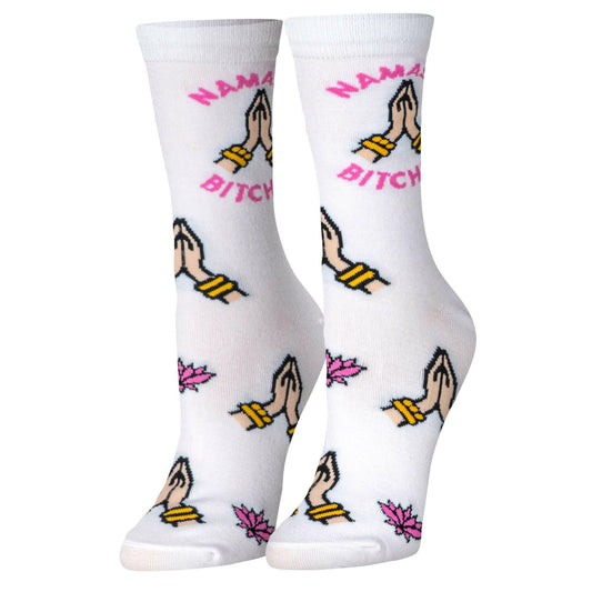 Namaste Bitches - Womens Crew Folded
