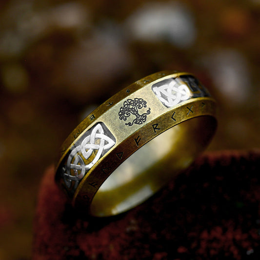 Women's Fashion Simple Titanium Steel Ring