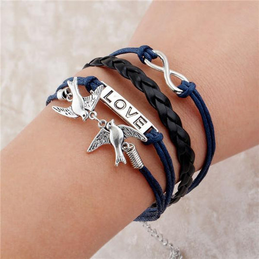 GiftAlots Best Selling Charm Bracelet 2pcs / 5 / Woven beaded
