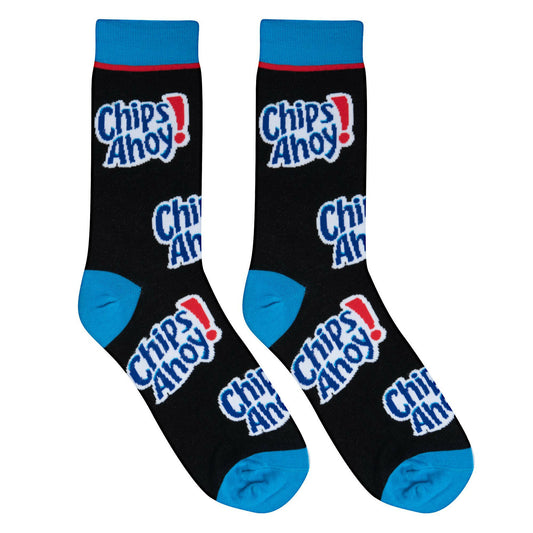Crazy Socks - Mens Crew - Chips Ahoy