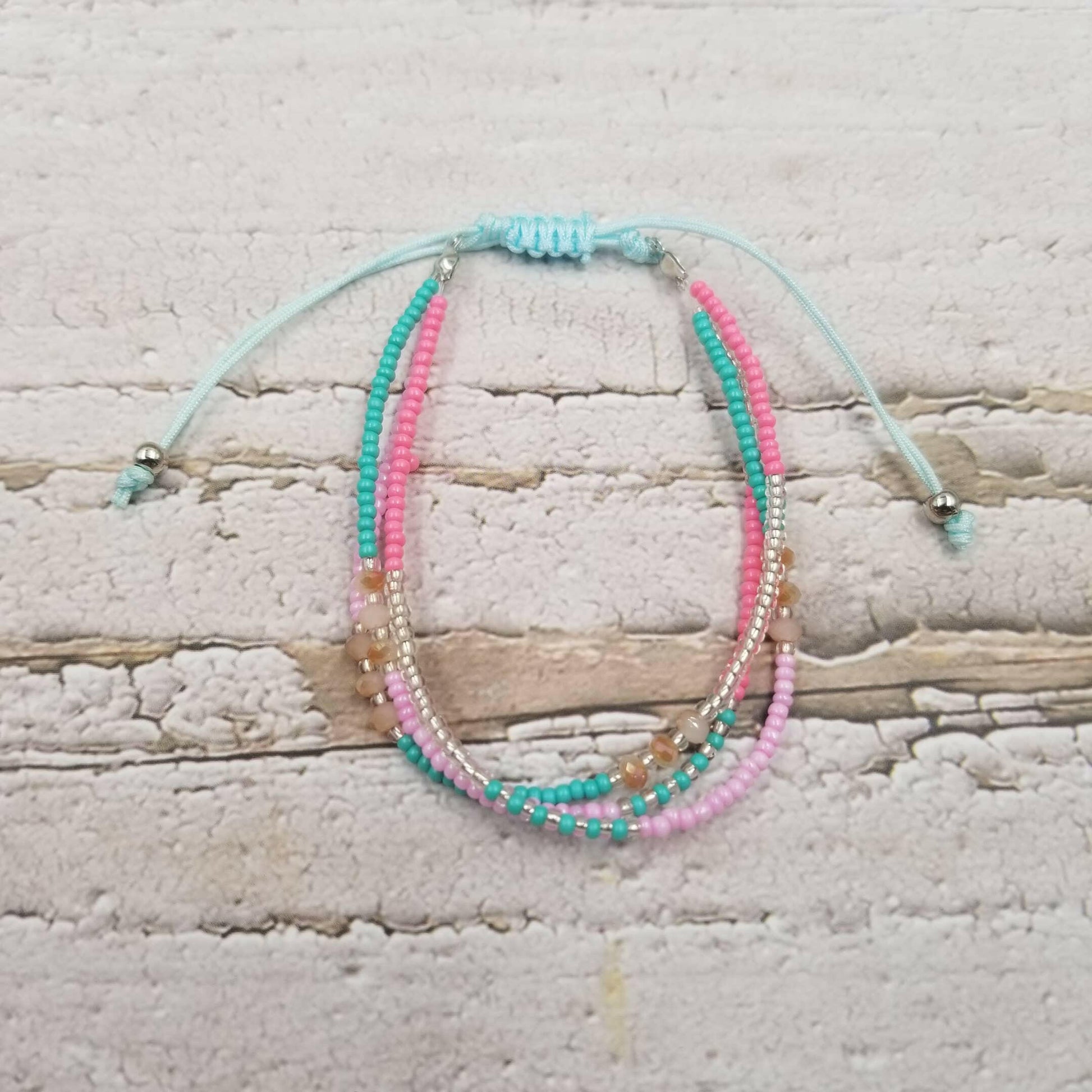 handmade layered beads bracelet jewelry
