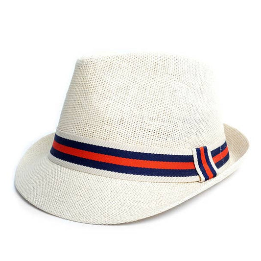Men's Fedora Hat with Striped band