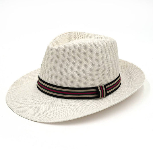 Spring/Summer Classic Woven Fashion Trilby Fedora Hat